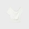 Asymmetrisk T-shirt med nitar