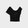 Asymmetrisk T-shirt med nitar