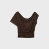 Asymmetrisk T-shirt med nitar