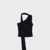 Asymmetrisk tylltoppar med scarf Asymmetrisk tylltoppar med scarf