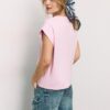B06 Basplagg T-shirt med nedhasade axlar