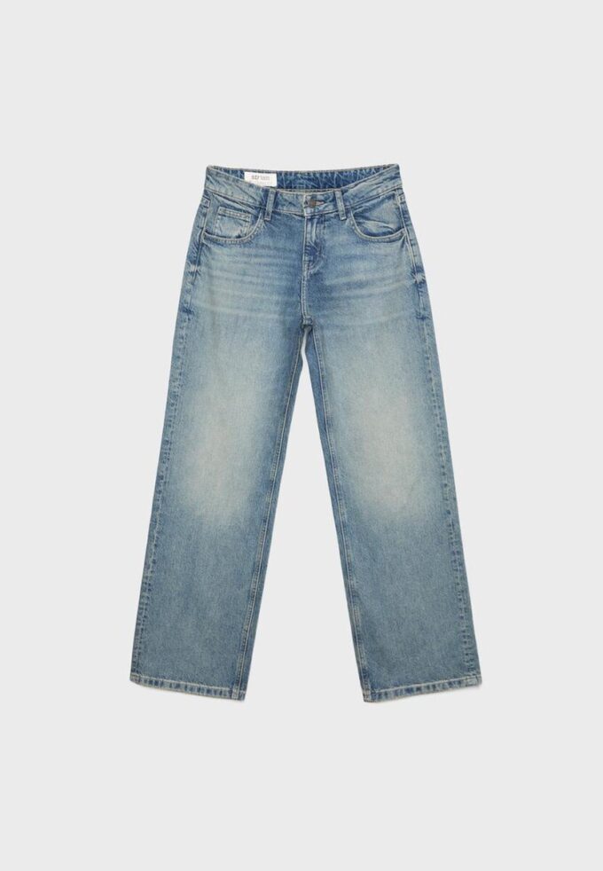 Baggy-jeans med medelhög midja Baggy-jeans med medelhög midja
