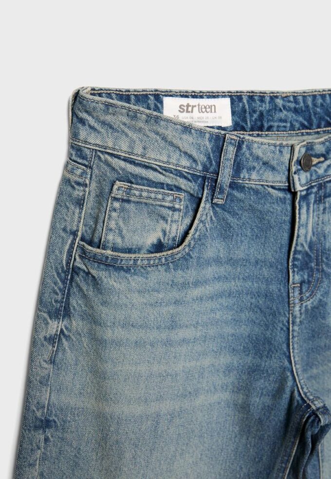 Baggy-jeans med medelhög midja Baggy-jeans med medelhög midja