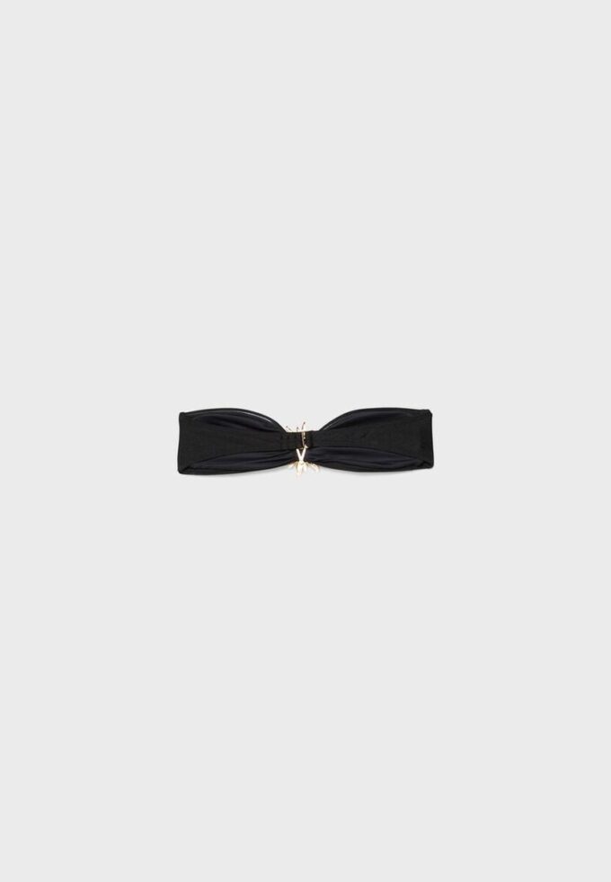 Bandeau-bikinitopp med solspänne