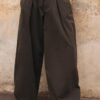 Barrel-byxor i poplin med stoppare Barrel-byxor i poplin med stoppare