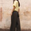 Barrel-byxor i poplin med stoppare Barrel-byxor i poplin med stoppare