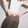 Barrel-byxor i poplin med stoppare Barrel-byxor i poplin med stoppare