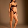 Basplagg brasilianska bikinitrosor i satin