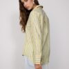 Basplagg med enkel randig poplinskjorta med ficka