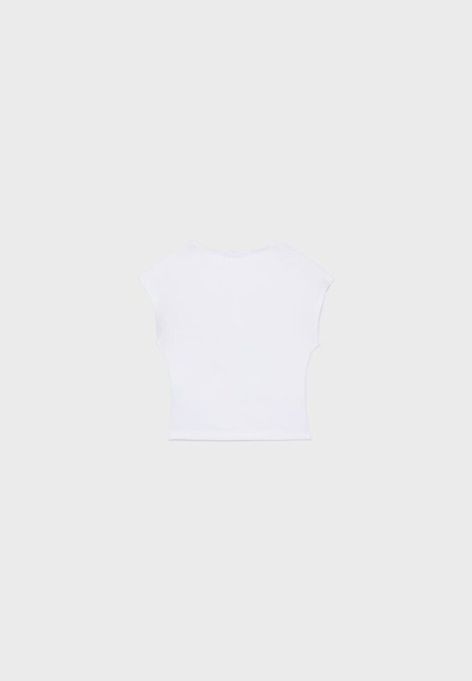 Basplagg med figursydd kort T-shirt