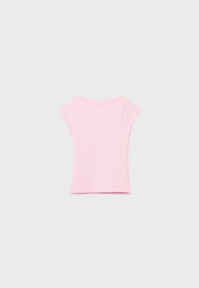 Basplagg T-shirt med båthals