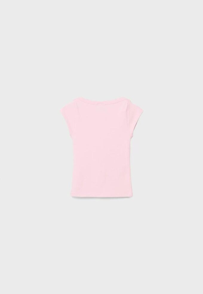 Basplagg T-shirt med båthals