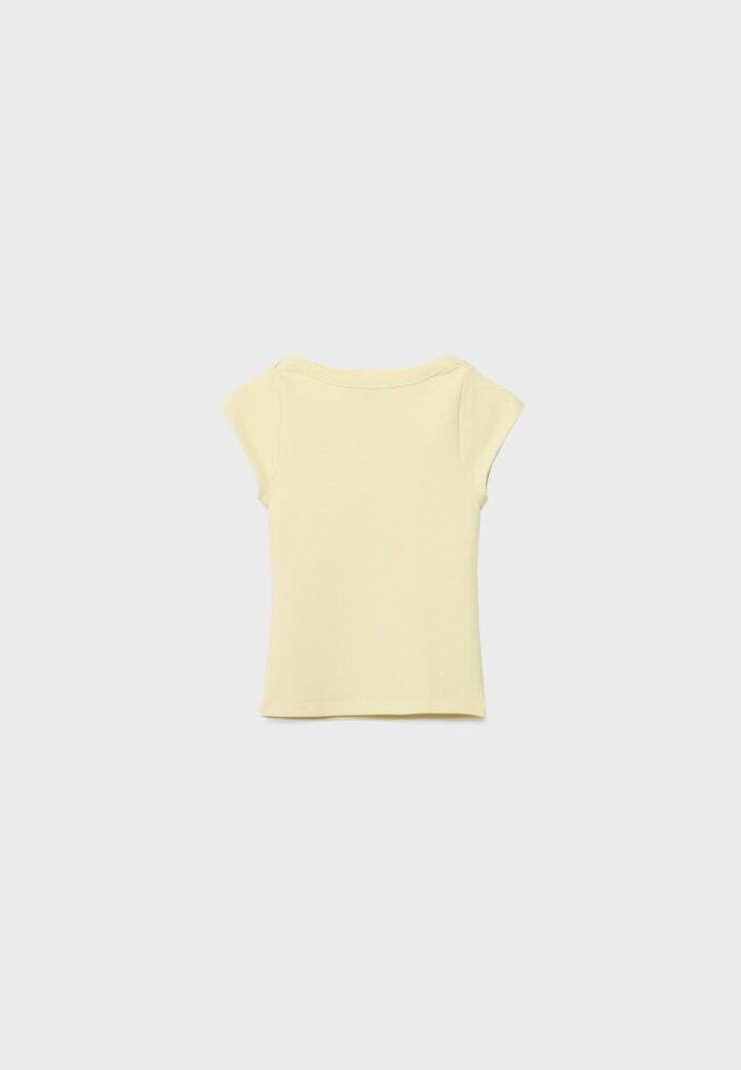 Basplagg T-shirt med båthals