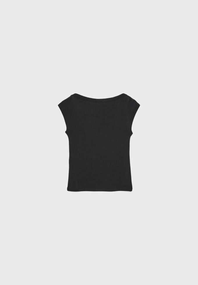 Basplagg T-shirt med båthals