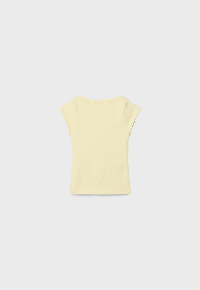 Basplagg T-shirt med båthals