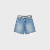 Bermudashorts i denim med bälte Bermudashorts i denim med bälte
