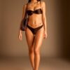 Bikinitopp i satin med balconette-modell Bikinitopp i satin med balconette-modell