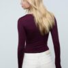 Bodysuit i polyamid med fyrkantig halsringning
