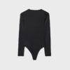 Bodysuit i polyamid med fyrkantig halsringning