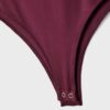 Bodysuit i polyamid med fyrkantig halsringning