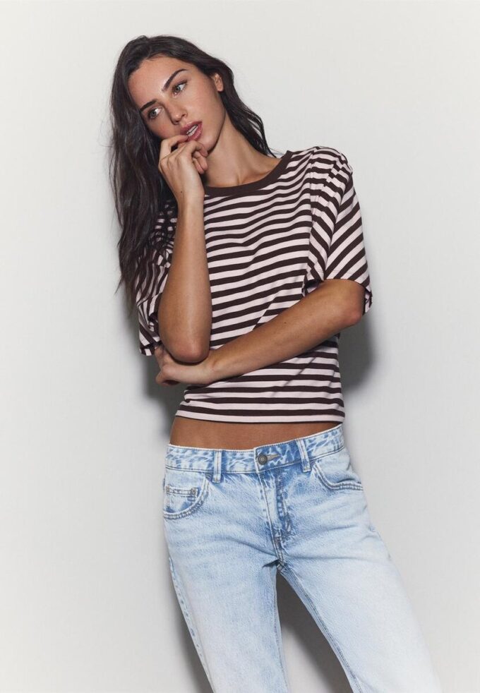 Bootcut-jeans med låg midja Bootcut-jeans med låg midja