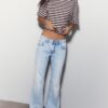 Bootcut-jeans med låg midja Bootcut-jeans med låg midja