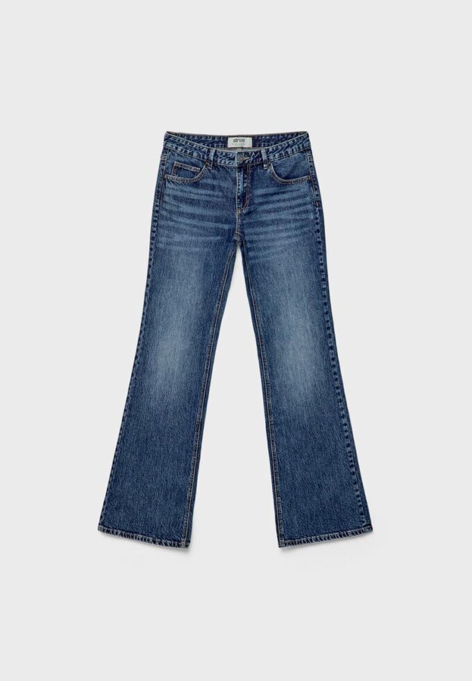 Bootcut-jeans med låg midja