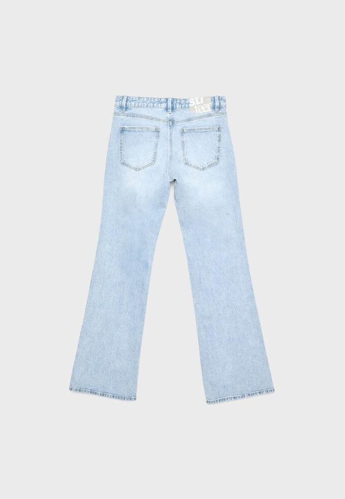 Bootcut-jeans med låg midja Bootcut-jeans med låg midja