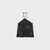 Broderad halterneck-toppar