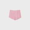 Broderad randig sarong-Skort