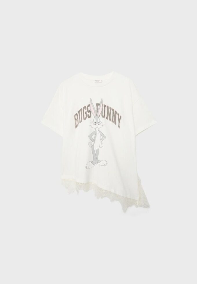 Bugs Bunny spets-T-shirt Bugs Bunny spets-T-shirt