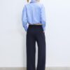 Byxor med Wide Leg och spänndetaljer