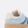 Casual-sneakers i imitationsmocka