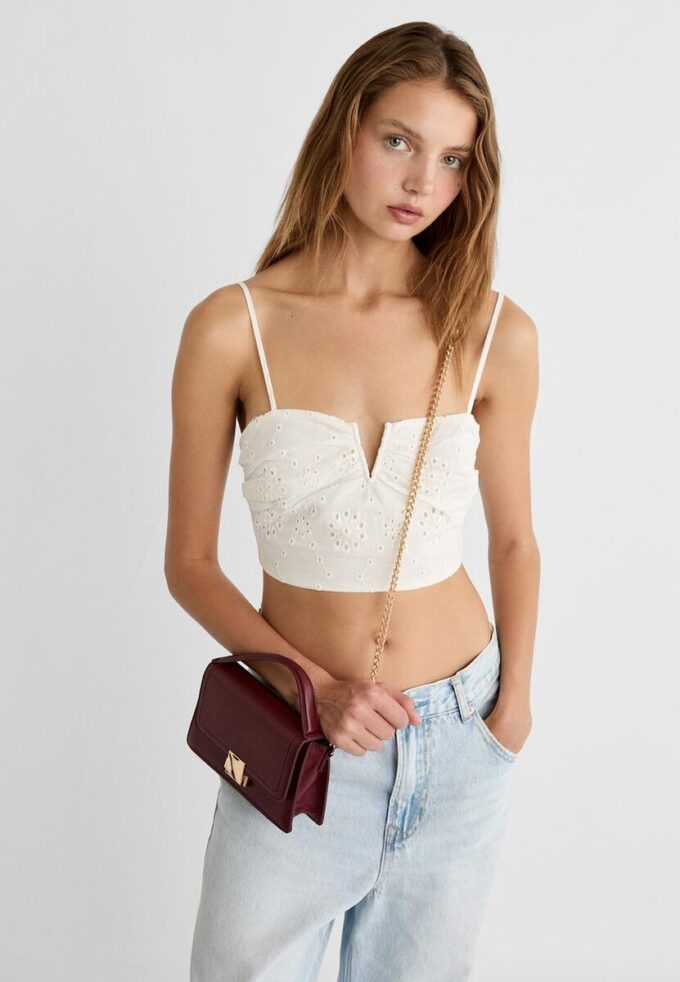 Crossbody-väska med dubbla handtag