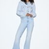 D04 Lågmidjade Flared jeans