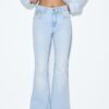 D04 Lågmidjade Flared jeans