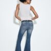 D04 Lågmidjade Flared jeans