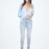 D07 Skinny jeans med normal midja
