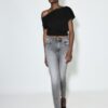 D07 Skinny jeans med normal midja