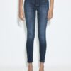 D07 Skinny jeans med normal midja