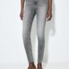 D07 Skinny jeans med normal midja