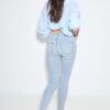 D07 Skinny jeans med normal midja