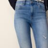 D07 Skinny jeans med normal midja