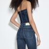 D07 Skinny jeans med normal midja