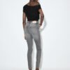 D07 Skinny jeans med normal midja