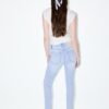 D07 Skinny jeans med normal midja