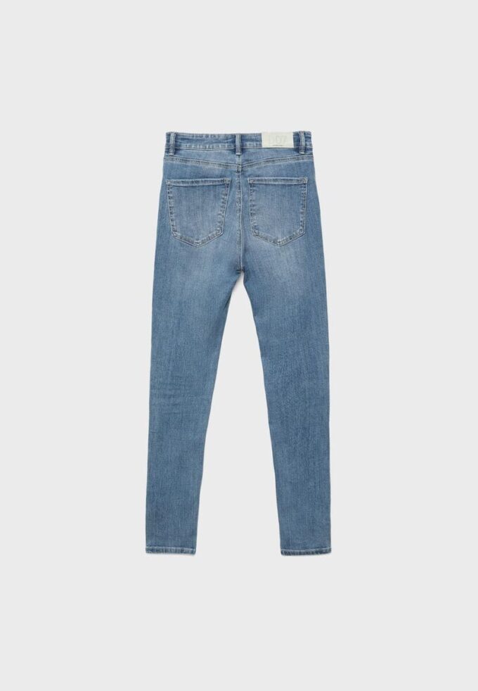 D07 Skinny jeans med normal midja