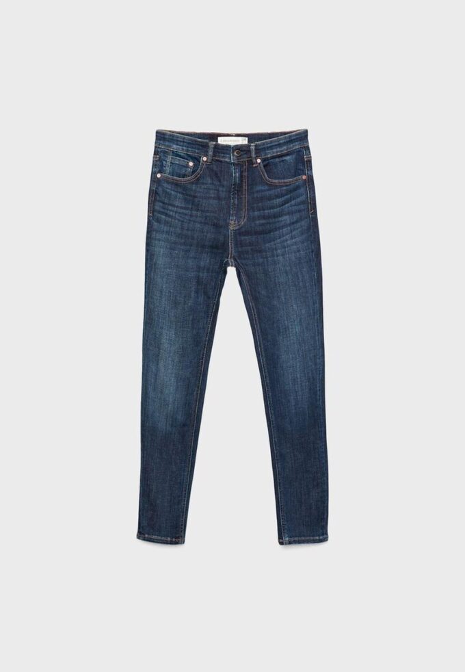D07 Skinny jeans med normal midja