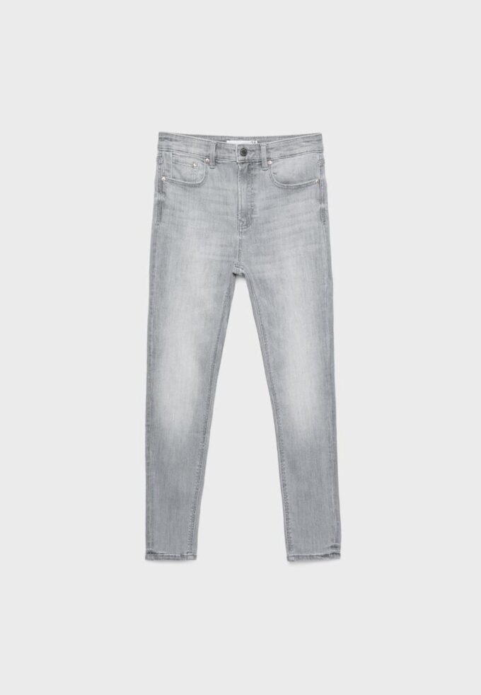 D07 Skinny jeans med normal midja