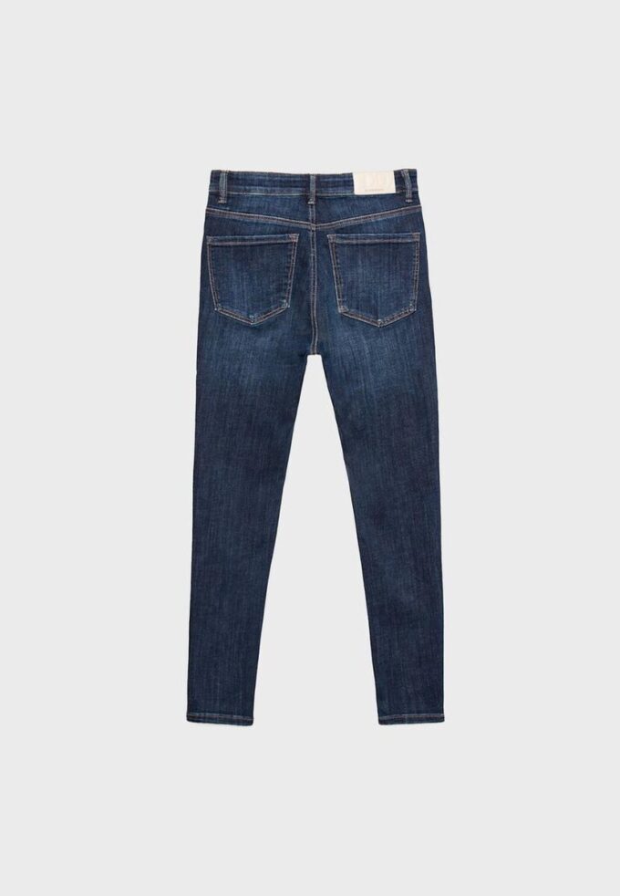 D07 Skinny jeans med normal midja